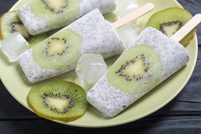 Vegan Coconut Kiwi Popsicles Recipe
